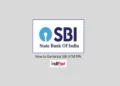 How to Generate SBI ATM PIN