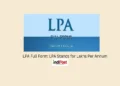 LPA Full Form LPA Stands for Lakhs Per Annum