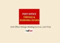 Post Office Timings