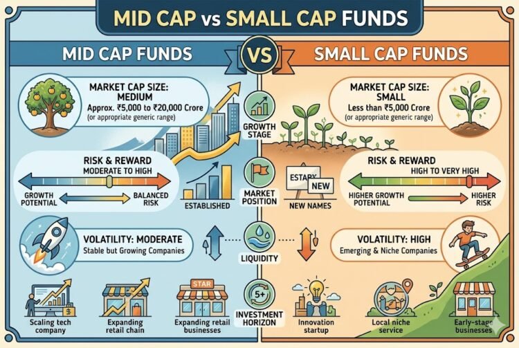Mid Cap vs Small Cap Mutual Funds