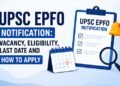 UPSC EPFO Notification