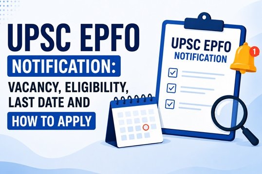 UPSC EPFO Notification